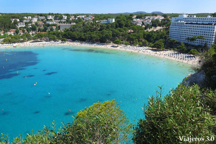 Cala Galdana desde el mirador de Sa Punta en Menorca