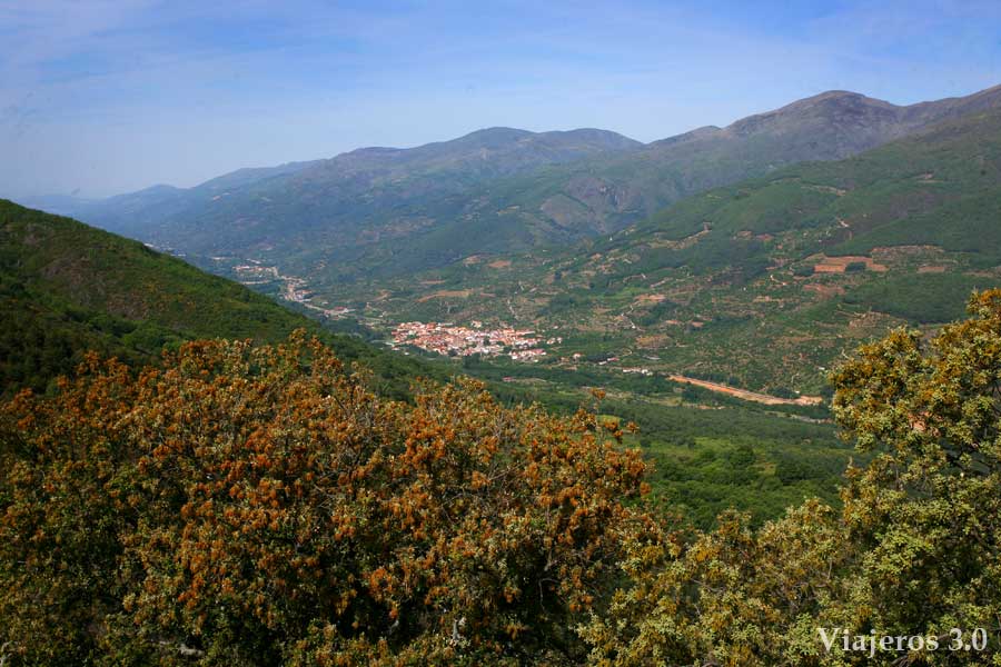 Vista panorámica del Valle del Jerte
