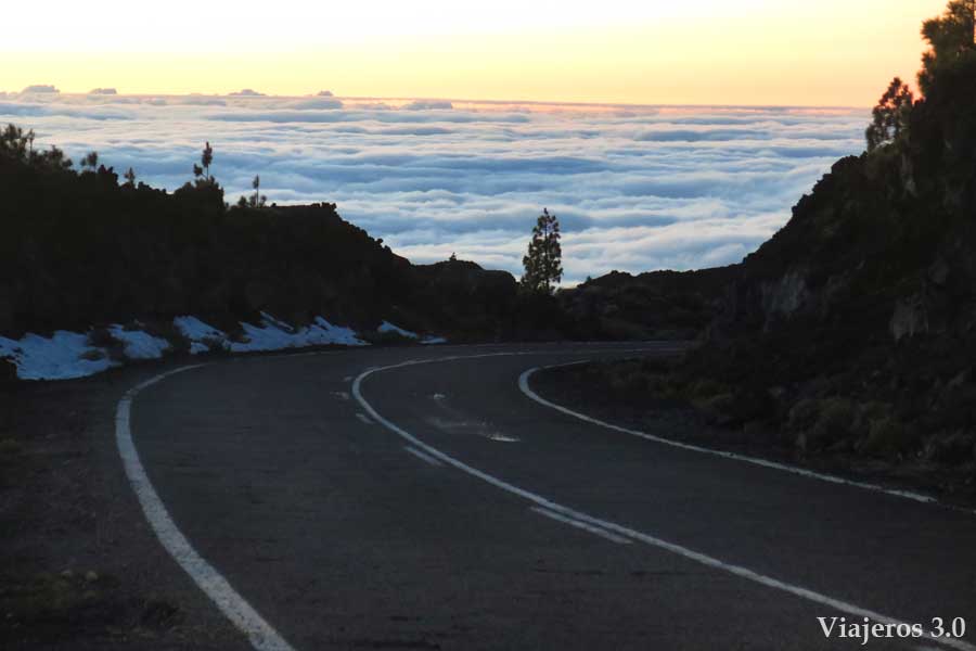 mar de nubes en el Teide, qué ver en Tenerife