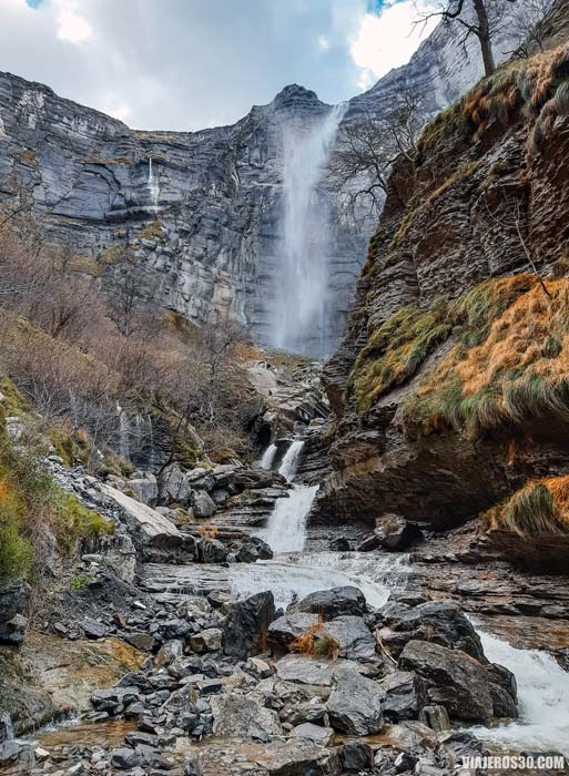 200 metros de altura del Salto del Nervión.