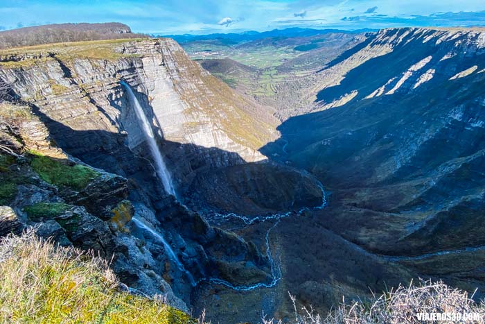 Rutas al mirador del Salto del Nervión