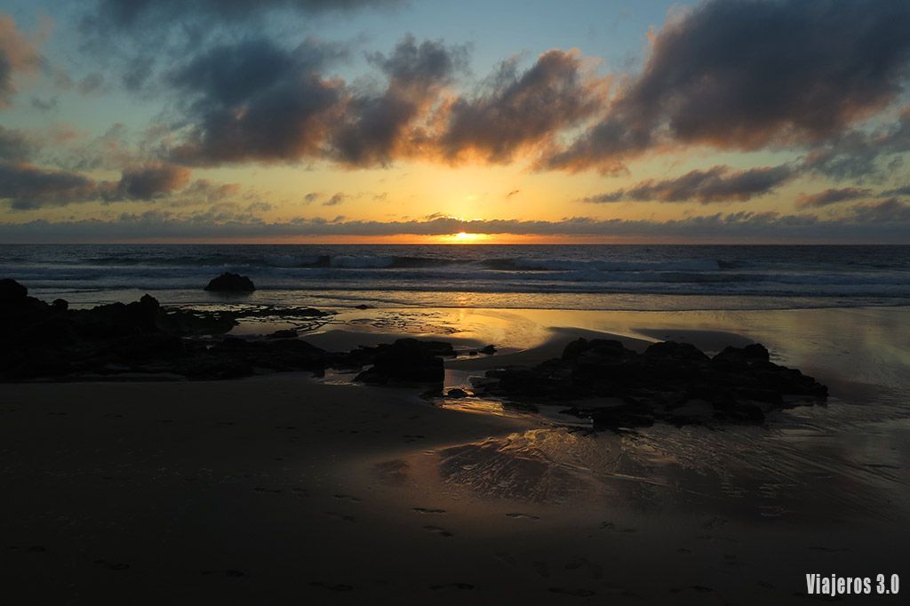 Atardecer en el Cotillo, las mejores playas de Fuerteventura