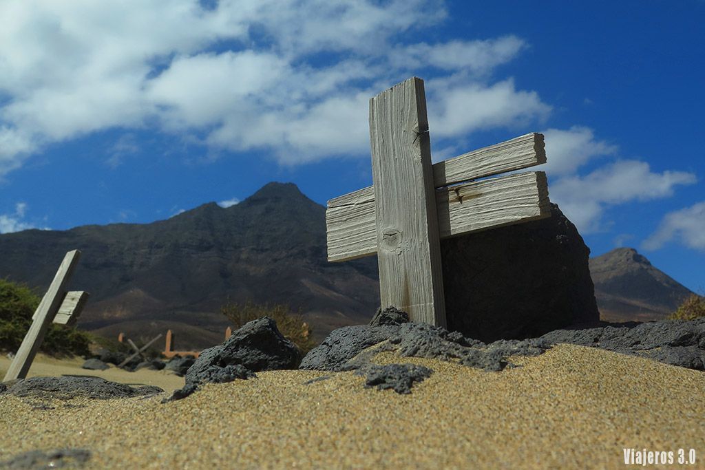 cementerio de Cofete en la península de Jandía