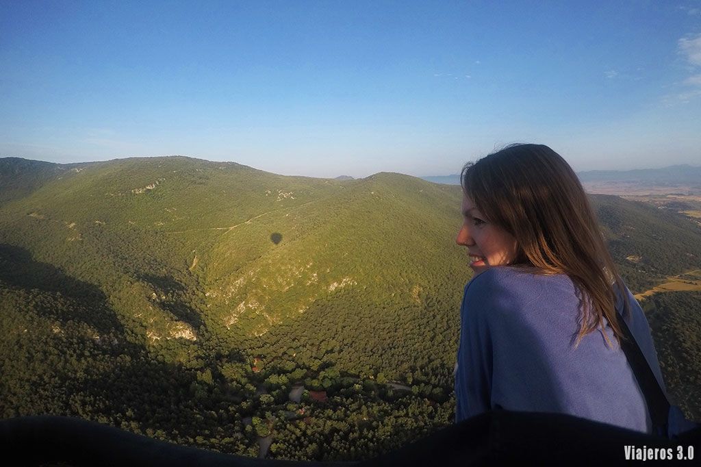 Montes Obarenes, vuelo en globo por La Rioja