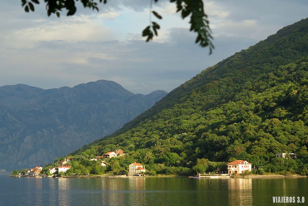 bonitos paisajes que ver en la Bahía de Kotor en 1 o 2 días