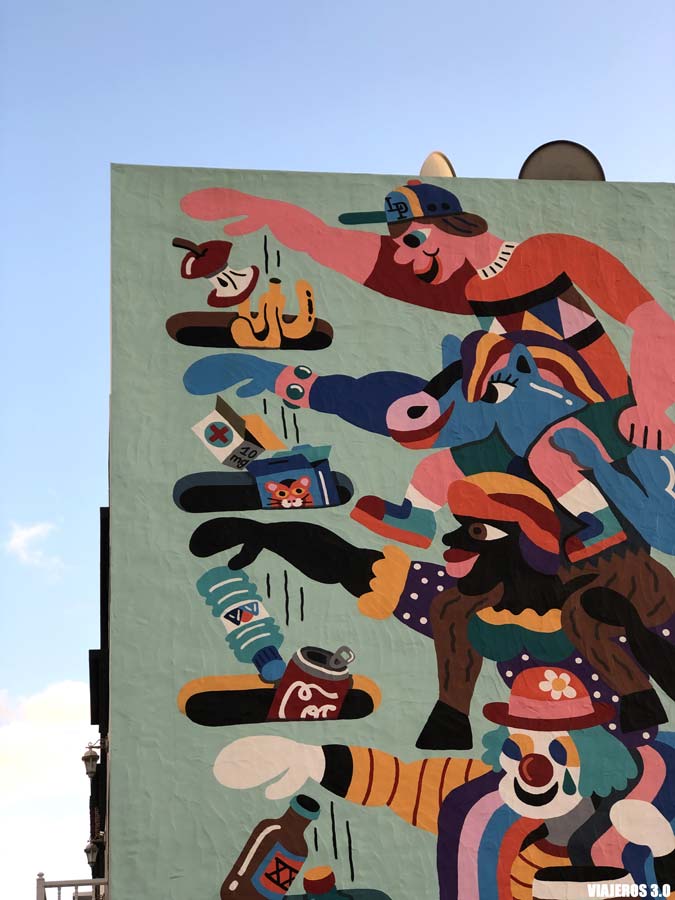 Murales en los Llanos de Ariadne, La Palma