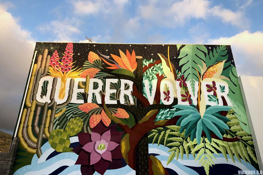 Murales de los Llanos de Ariadne, que ver en La Palma