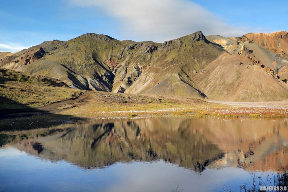 Paisajes en Landmannalaugar, Islandia.