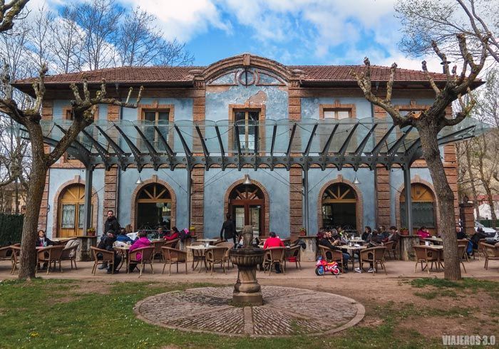 Antigua estación de ferrocarril en Ezcaray.
