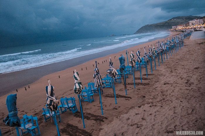 Playa de Zarautz, uno de los pueblos más bonitos de País Vasco