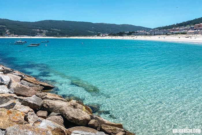 Playa de Laxe en Galicia