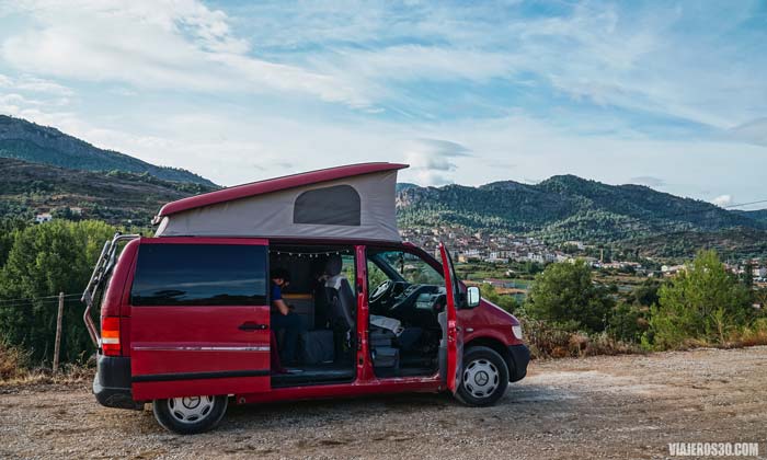 Área de autocaravanas de Beceite