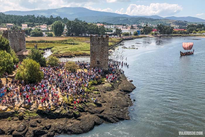 Desembarco vikingo en Catoira