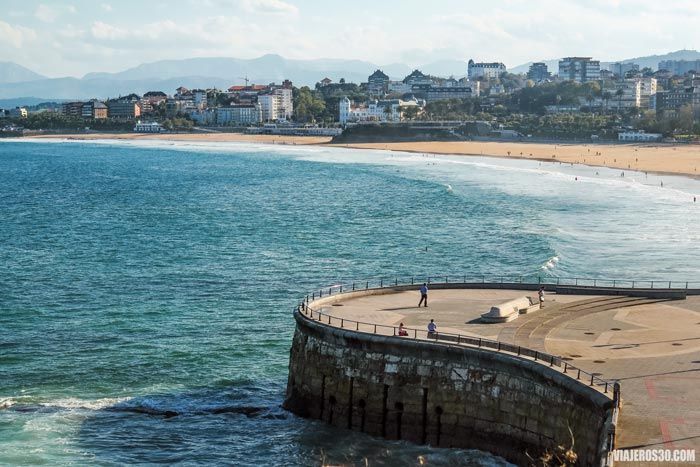 Playas de El Sardinero en Santander, Cantabria