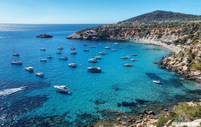 Cala D'Hort desde el mirador