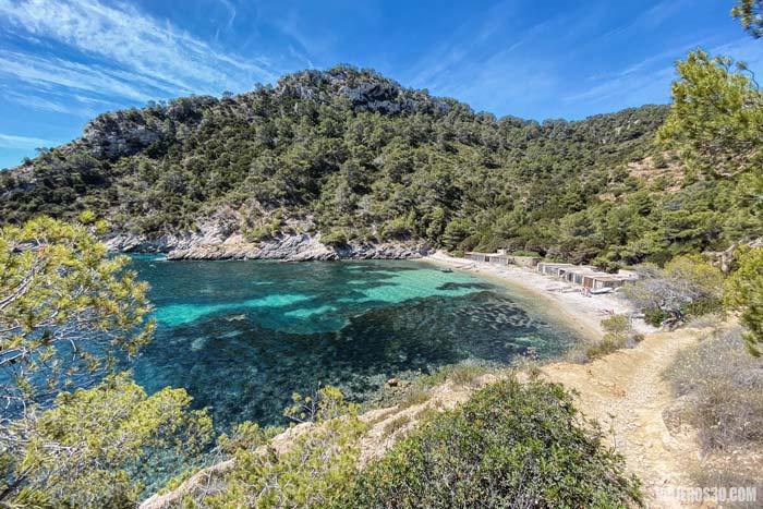 Cala Llentrisca, calas y playas de Ibiza más desconocidas