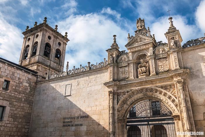 Hospital del Rey, Camino de Santiago a su paso por Burgos