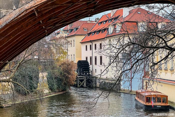 Isla de Kampa en Praga