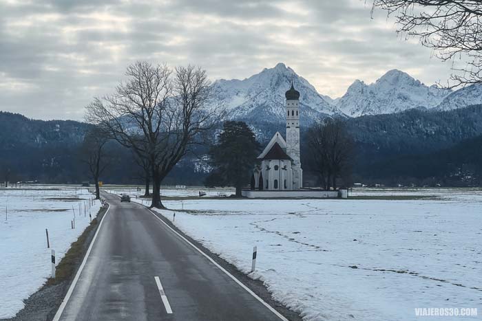 Carreteras para ir a Neuschwanstein desde Múnich
