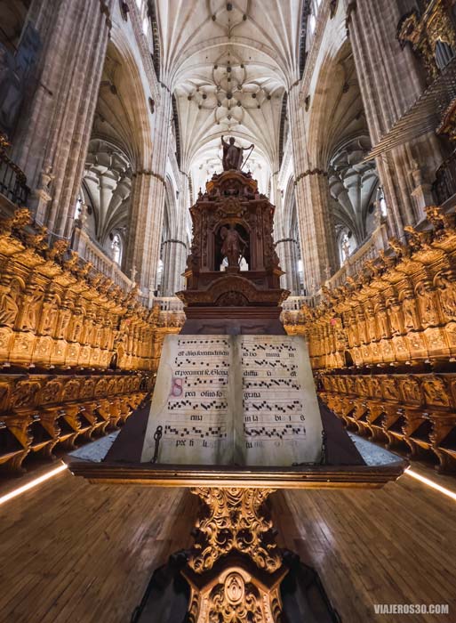 Coro de la Catedral Nueva de Salamanca.