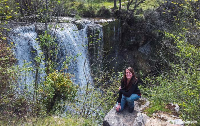 Mirador sobre la cascada de PeƱaladros.