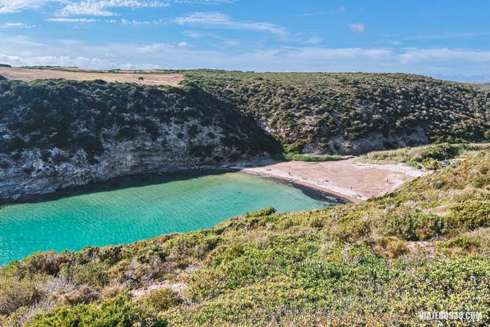 Cala Lungua en Cerdeña, Italia