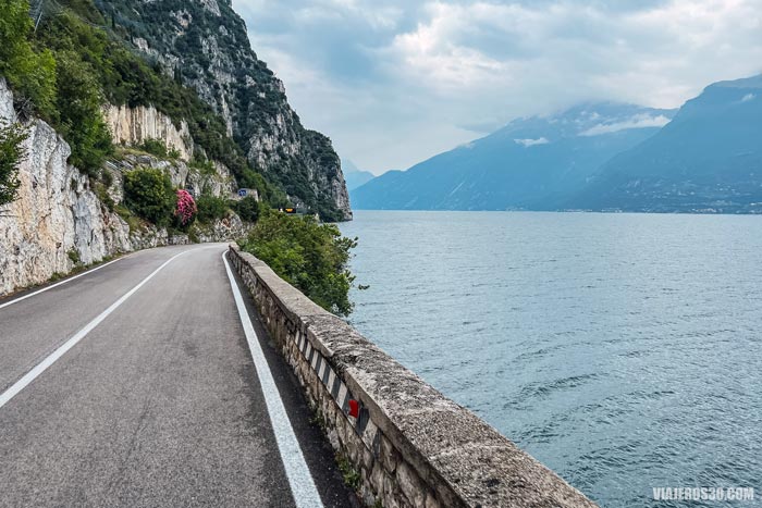 Gardesana, la carretera del Lago de Garda.