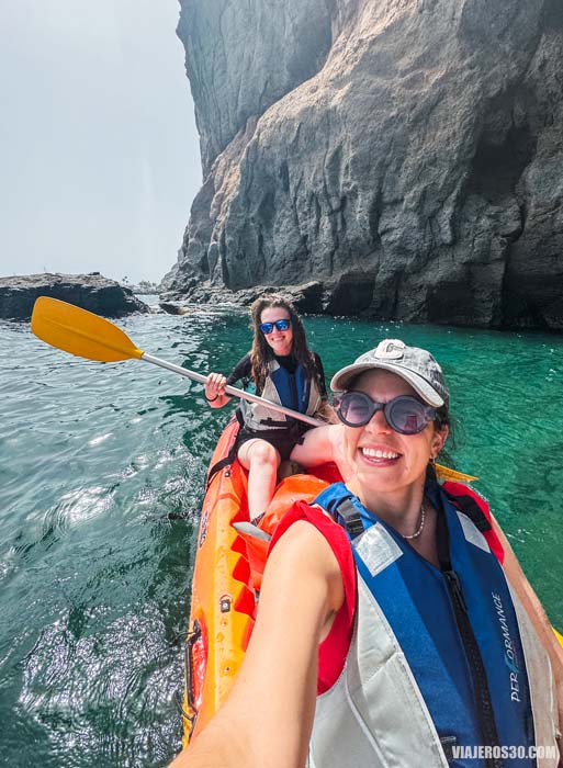 Kayak en el sur de Gran Canaria