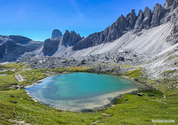 Vista del Laghi dei Piani.