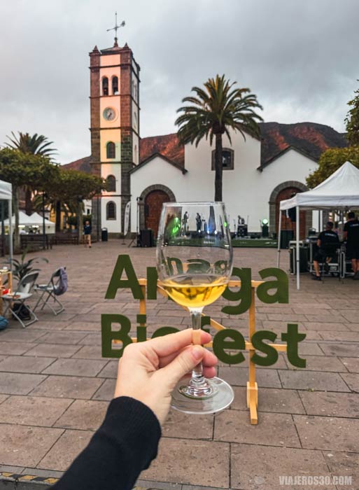 Cata de vinos en el Anaga Biofest