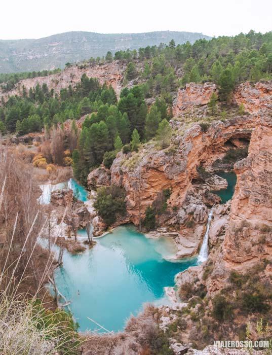 Cascada en las Chorreras de Enguídanos.