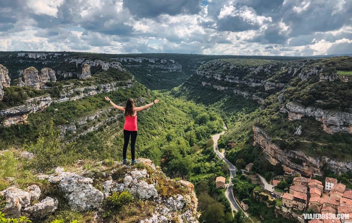 Vistas del pueblo más bonito de Burgos, Orbaneja del Castillo
