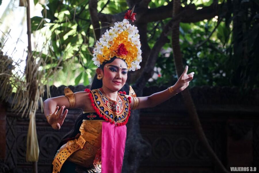Danzas tradicionales en Bali.