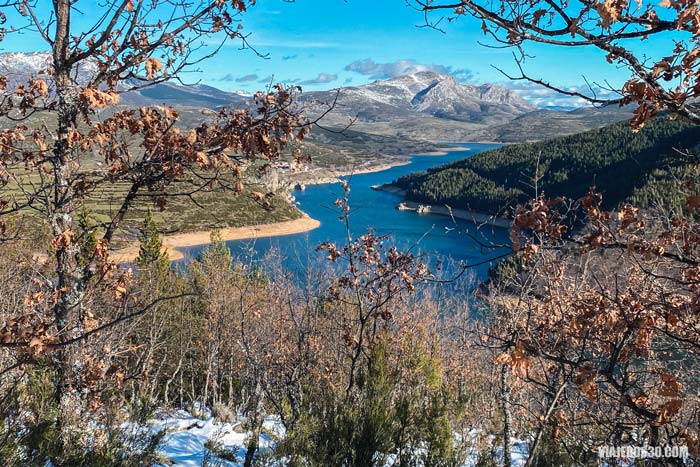 Ruta de pantanos de la Montaña Palentina en el norte de Palencia