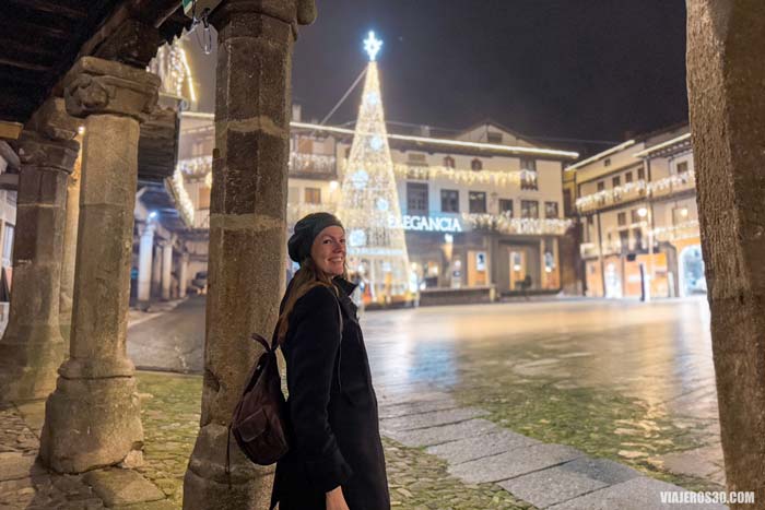 Luces de Navidad en La Alberca.