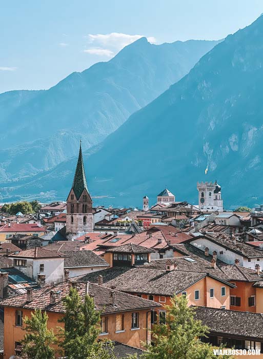 Centro histórico de Trento, Italia