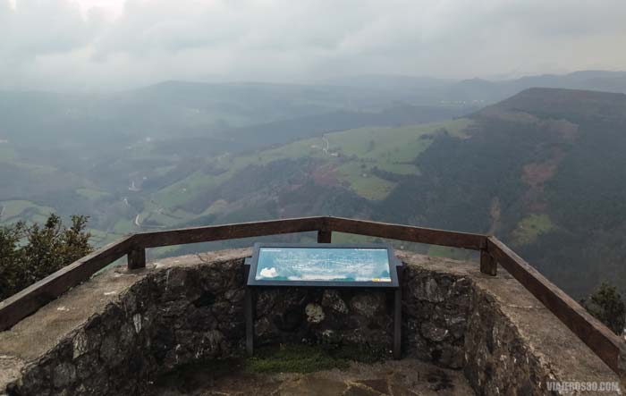 El mirador de Aja en la Comarca del Alto Asón