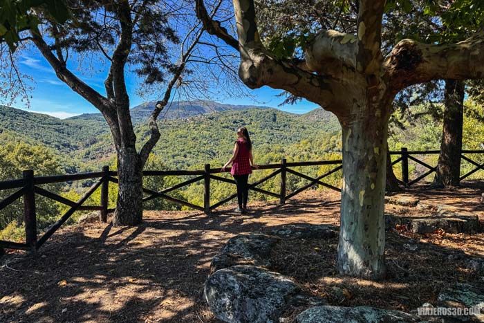 Paisajes y miradores en la Sierra de Francia.