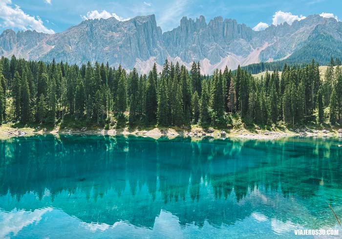 Lago di Carezza, ruta por Dolomitas en 7 días