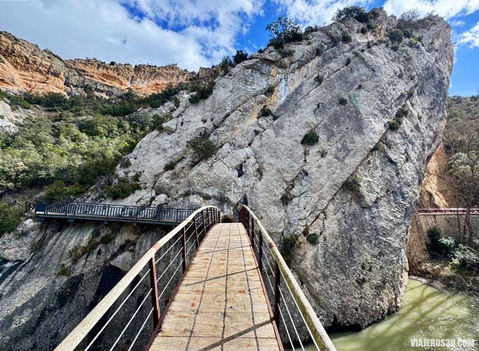 Desfiladero del río Oca en Oña, Burgos