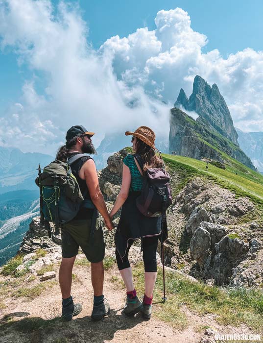 Mirador de Seceda, ruta de una semana por Dolomitas