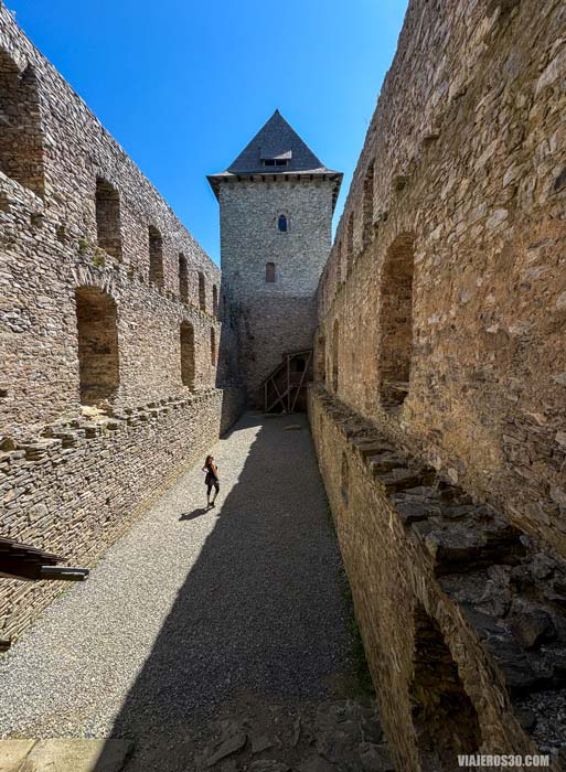 Interior del Castillo de Kašperk.
