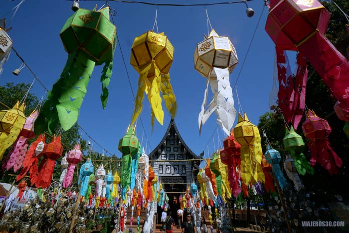 Templos budistas en Chiang Mai.