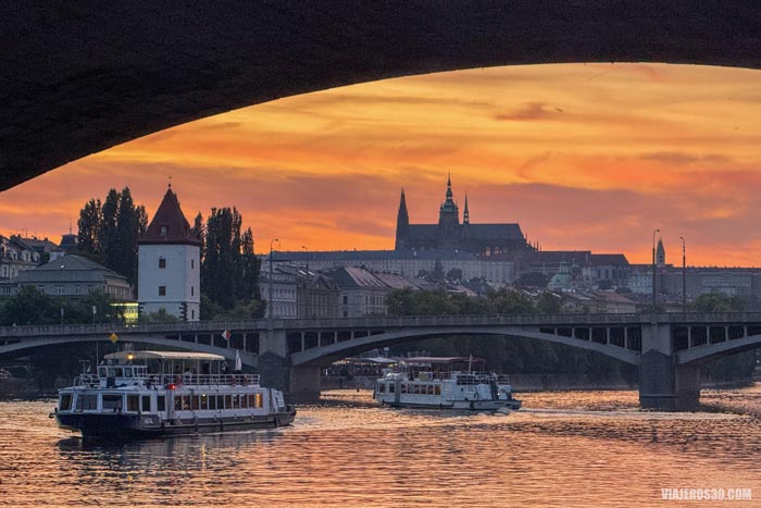 Qué ver en Praga en 3 días, atardecer