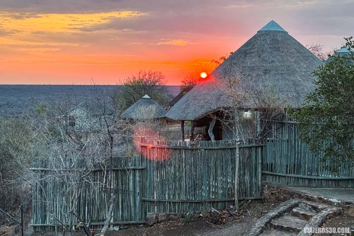 Bungalows en Olifants Rest Camp.