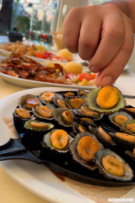 Lapas en el restaurante El Padrino.