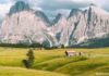Ruta por Alpe di Siusi en Dolomitas