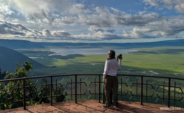 Cráter del Ngorongoro durante safari por Tanzania