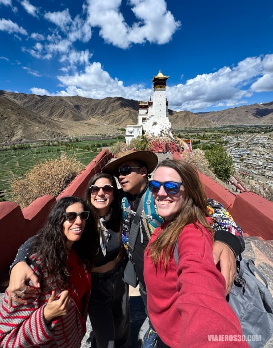 Guía tibetano en el Tíbet