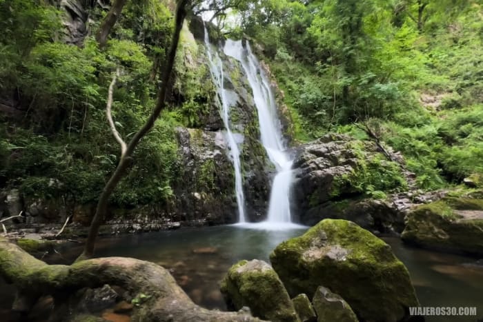 La preciosa ruta de las cascadas de Oneta.